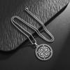 New Viking Amulet Witch Irish Knot Necklace Stainless Steel Jewelry