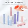 Silikonowy Pędzel do Ust z Pokrywką Kątowe Pędzle do Korektora Pędzle do Błyszczyku Przenośne Okrągła Główka Miękkie Pędzle do Makijażu Narzędzia Pędzel do Ust