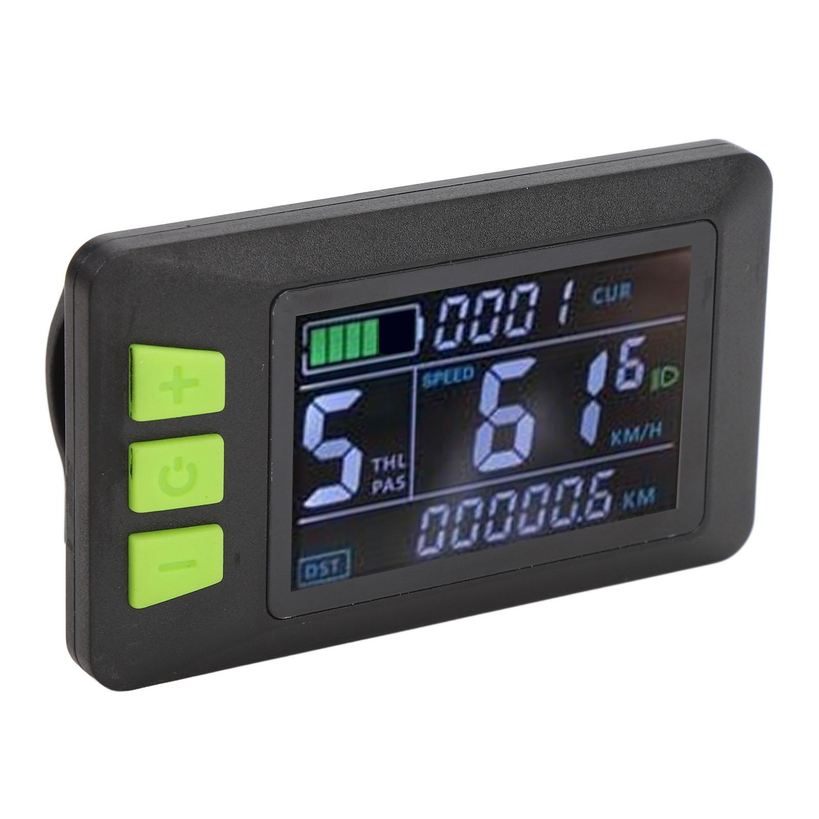 

Electric Scooter LCD Display Meter 6 Pin Water Resistant Electric Scooter Display Control Panel for 24V 36V 48V 52V 60V