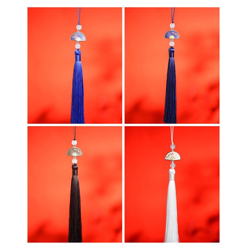 5Pcs Fan Tassels Bookmark Tassels Silky Handmade Soft Craft Tassels With Loops For Diy Crafts Jewelry Making Party Decor