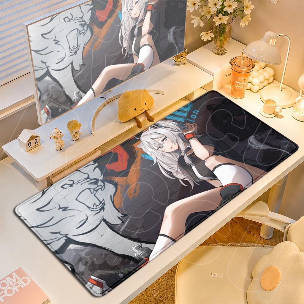 Hololive Laptop Keyboard Mat Computer Cute Girl Mouse Pad Large Office Cabinet Carpet Hololive Shishiro Botan Mousepad 900x400mm
