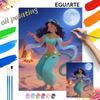 Arabian Princess Digital Oil Painting Art Kit Handmade DIY Home Decor Gift