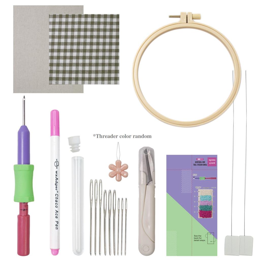 2,2 mm Stickwerkzeug Durchstichnadel Stickwerkzeug Magischer Sticknadelstift Webwerkzeug Strick-Nähwerkzeuge für DIY-Teppich