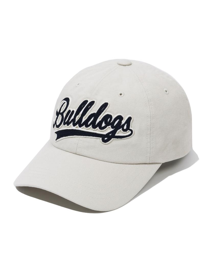 YALE Vintage Bulldogs Tail Logo Ball Cap_Ivory