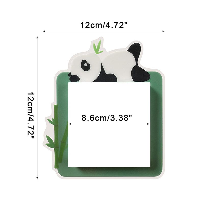 Luminous Animal Switch Sticker Cartoon Sticker Glow In The Dark Fluorescent Decoration Panda Switch Sticker Home Kid Room Decor