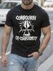 Heavy Metal Graphic Tee - Corrosion Of Conformity Skull C...