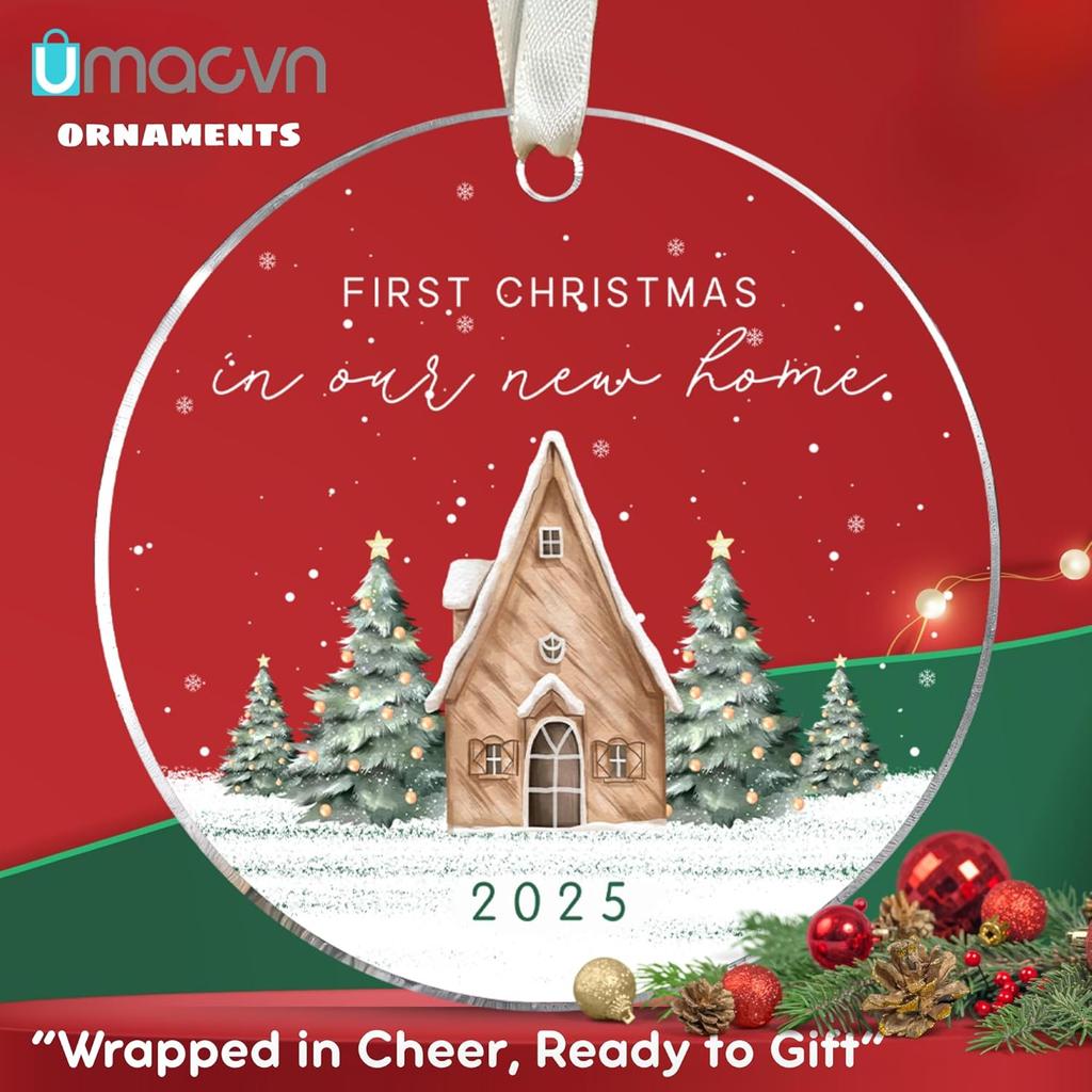 House Warming Gifts New Home - New Home Ornament 2025 - Housewarming Gifts for First House, Housewarming Gift Ideas for Couple - Home Ornaments for