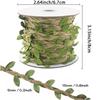 New DIY Natural Jute Twine Artificial Leaves Twine Vine Jute Twine 10m Roll 5MM Burlap String