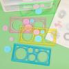 1PC Spirograph Ruler 6 Color Pen Multi-function Oval Geometric Curve Drafting Tools Learning Art Stationery Creative Gift ZYF