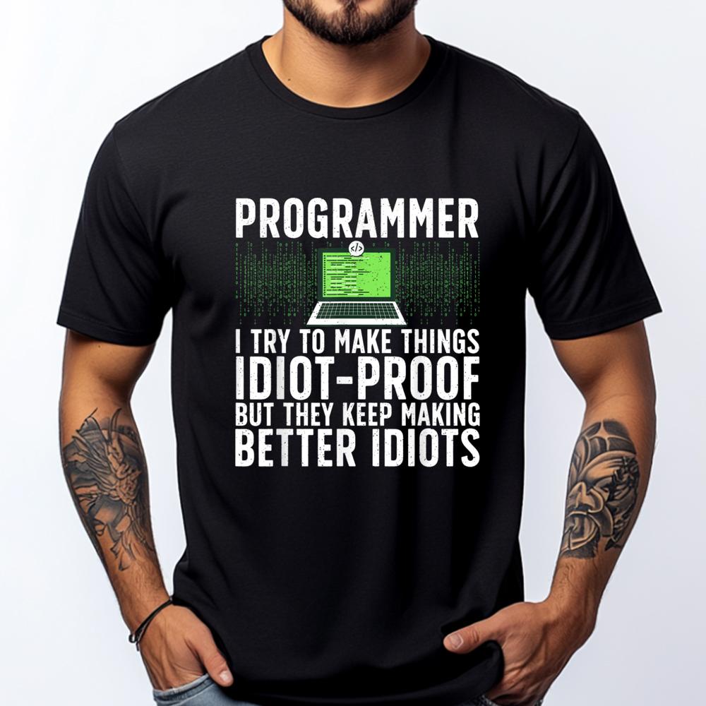Cool Computer Programmer For Women Science Coding Lovers Plain T Shirts Wholesale Mans Clothes Graphic Tshirts