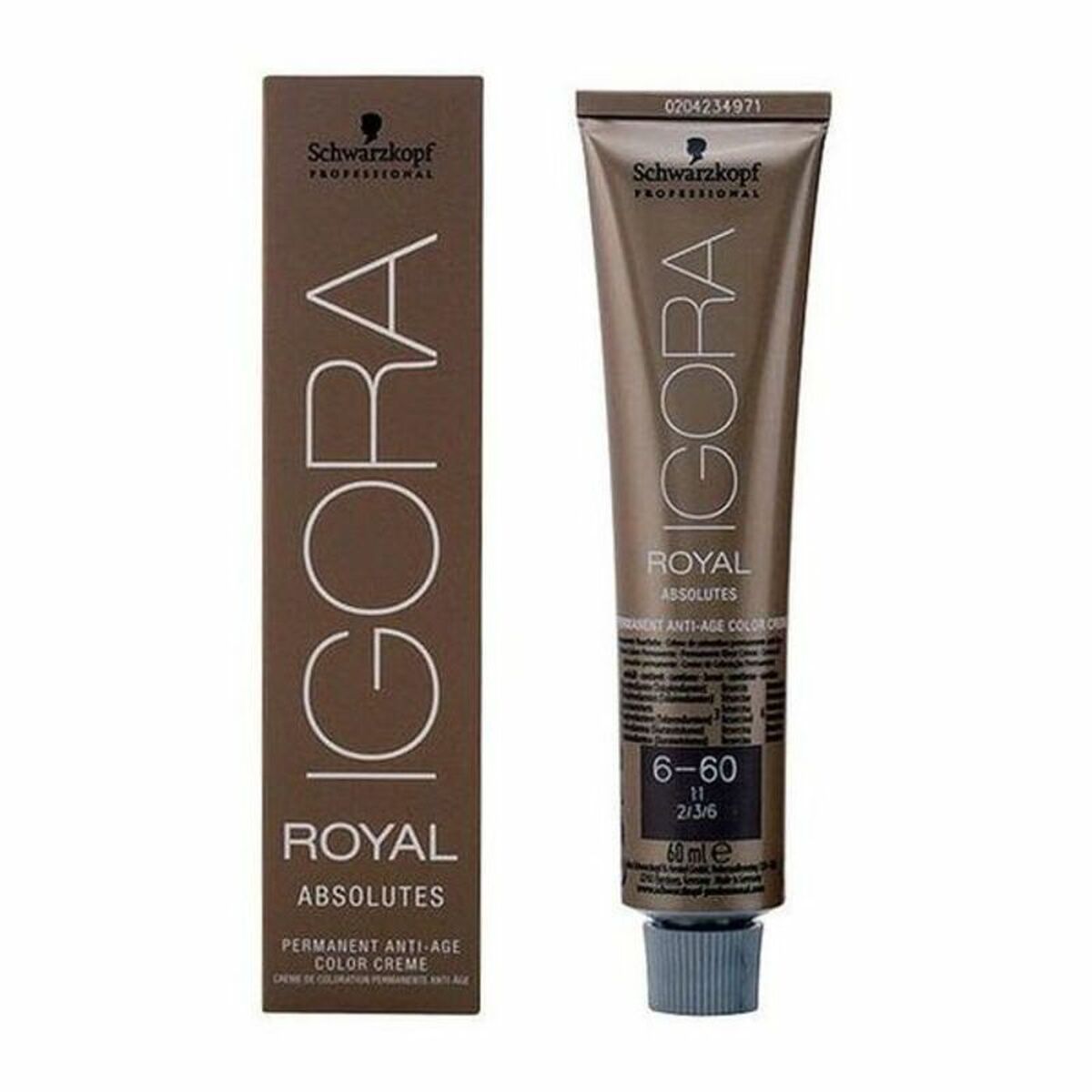 

Igora Royal Absolutes Schwarzkopf Перманентный антивозрастной краситель № 6-60