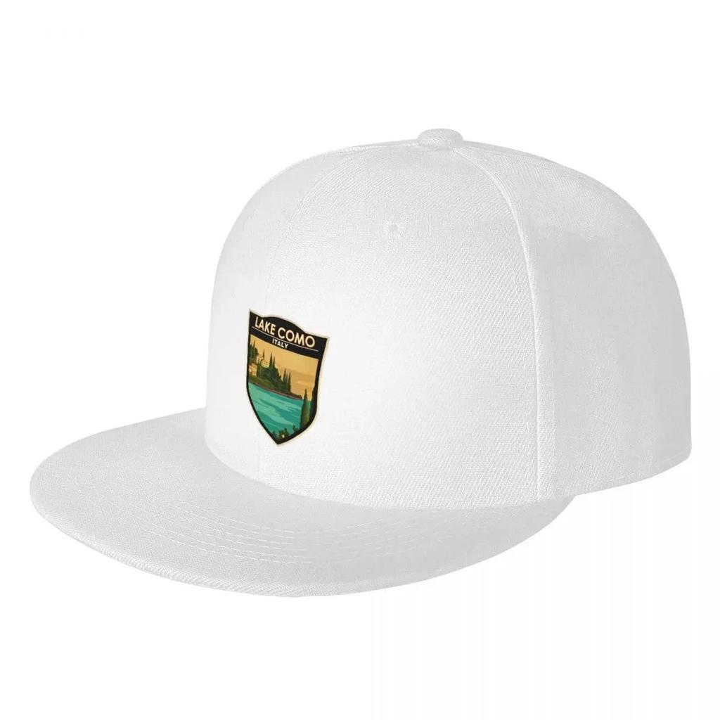 Lake Como Italy Travel Badge Baseball Cap custom Hat Beach Outing Brand Unisex cap Womens Hats For The Sun Unisexs