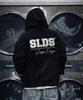 Slds City Zip-Up Hoodie (Black/White Embroidery)