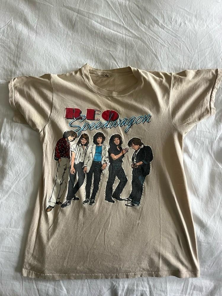 Sand Color Reo Speedwagon Shirt Unisex Rare S5XL TR774 Unisex T-Shirt XXXXL
