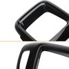 YOCTM Glossy Black Tail Light Cover for Jeep Renegade 2016 2017 2018 ABS Lamp Guard Protector Bezel Trim Exterior Accessories 2-PACK