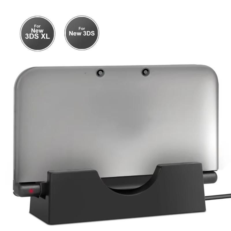 Charging Station Dock for Nintendo NEW 3DS 3DSLL/XL Game Console USB Cable Charging Display Dock Stands