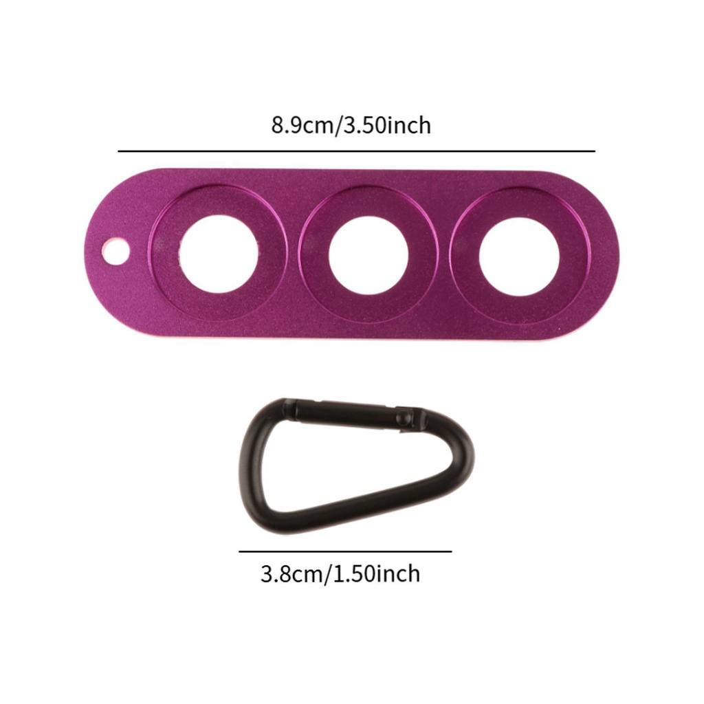 Pool Cue Joint Protector Organizer 3 Hole Holders Protection