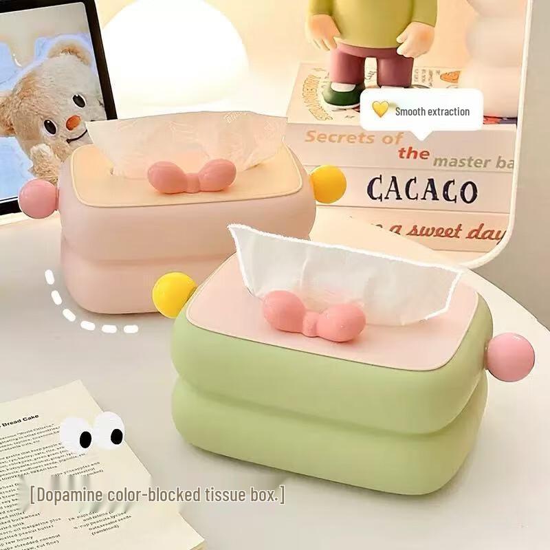 Fumaiide Dopamine Color-Blocked Tissue Boxes (3-Pack)