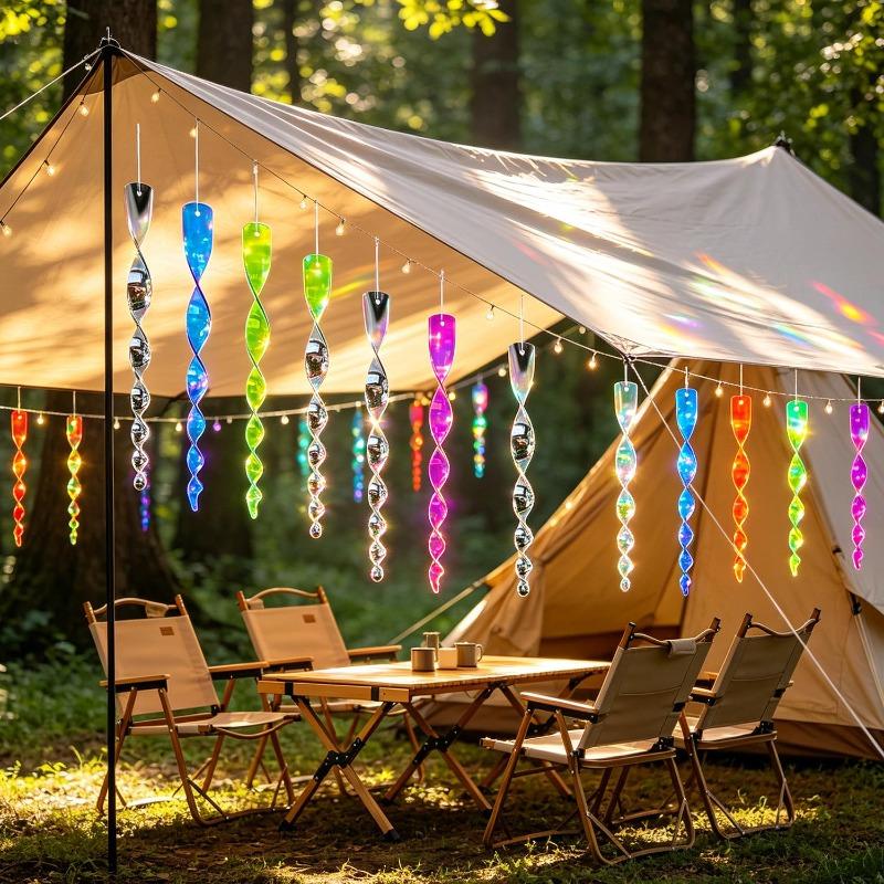 5/20 Stück Vogelabwehr Windspirale Drehende Stangen Hängende Ornamente Gartendekoration Taubenverscheucher Vogelabwehr Außen Zubehör
