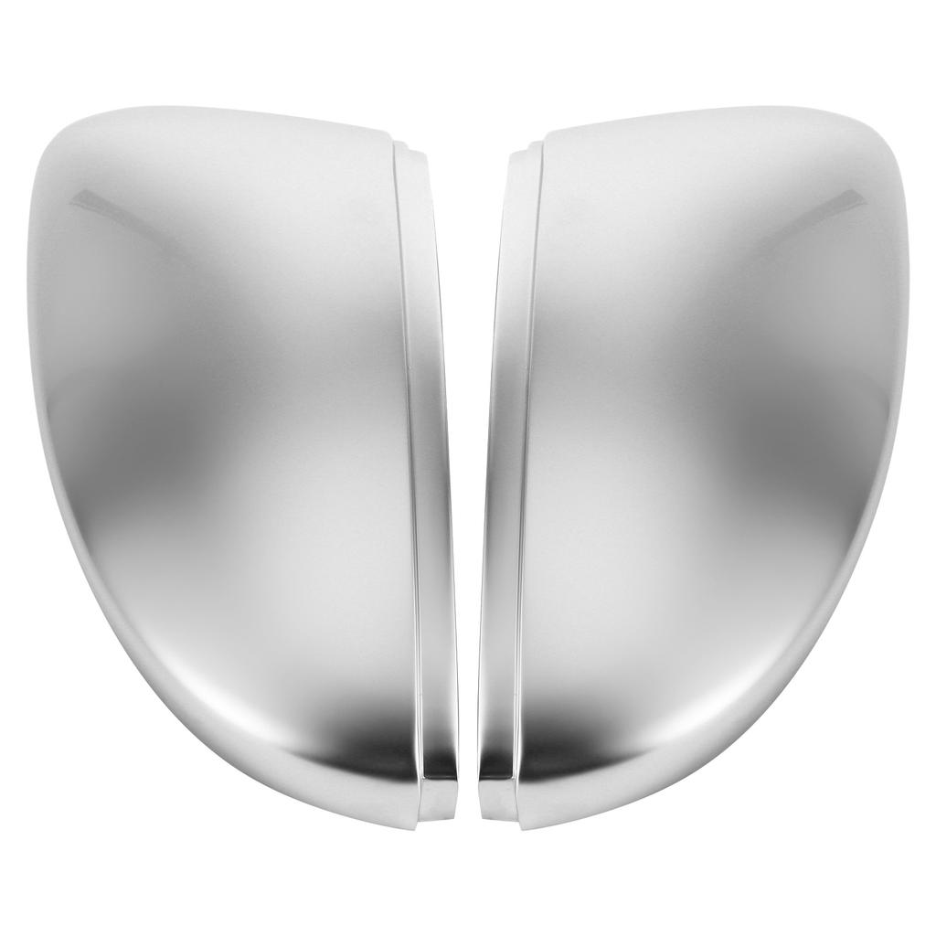 Pair Rearview Mirror Cover Housing Matte Chrome Protection Cap Shell Fit for B7 NMS