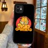 Cute Anime G-Garfields Cat Matte Silicone Phone Cases For IPhone 16 13 15 12 11 Pro Max Plus For IPhone 14 15 Pro