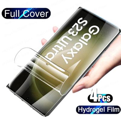 Hydrogel Film Für Samsung Galaxy S23 Ultra S22 Ultra S21 S20 FE Plus A13 A53 5G A52S 5G a12 A33 A70 A51 Screen Protector Film