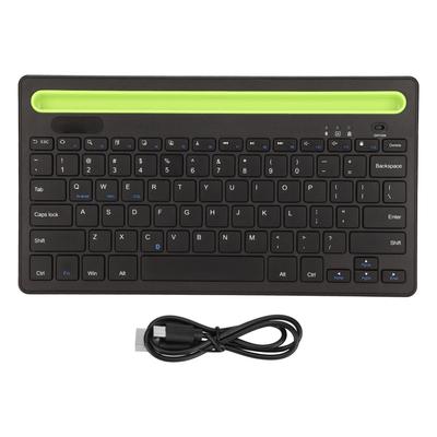 Card Slot Wireless Keyboard 78 Keys Dual Channel Sensitive Light Portable Bluetooth Keyboard for