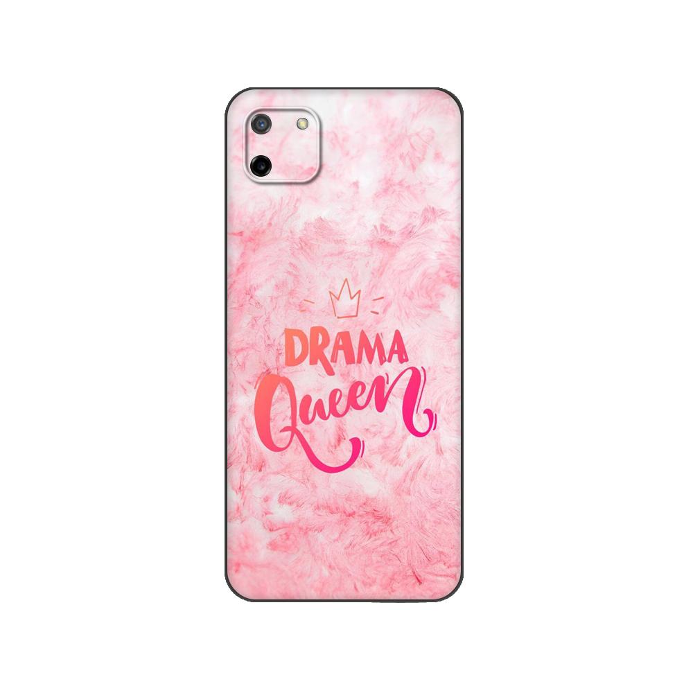 Black tpu Case For OPPO Realme C11 Case For Realme C 11 RealmeC11 Back RMX2185 Case Cover Bumper Boss lady Girl power Customer