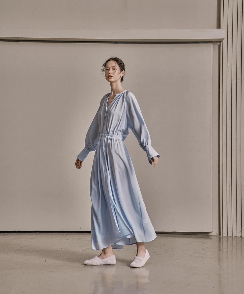 Kkeulle Mystic Dress_Blue Gray