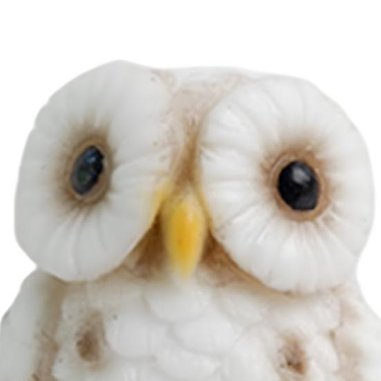 Mini figurine de hibou en résine, ornement miniature pour terrarium, bonsaï, micro-paysage, jardin féérique, décoration de gâteau