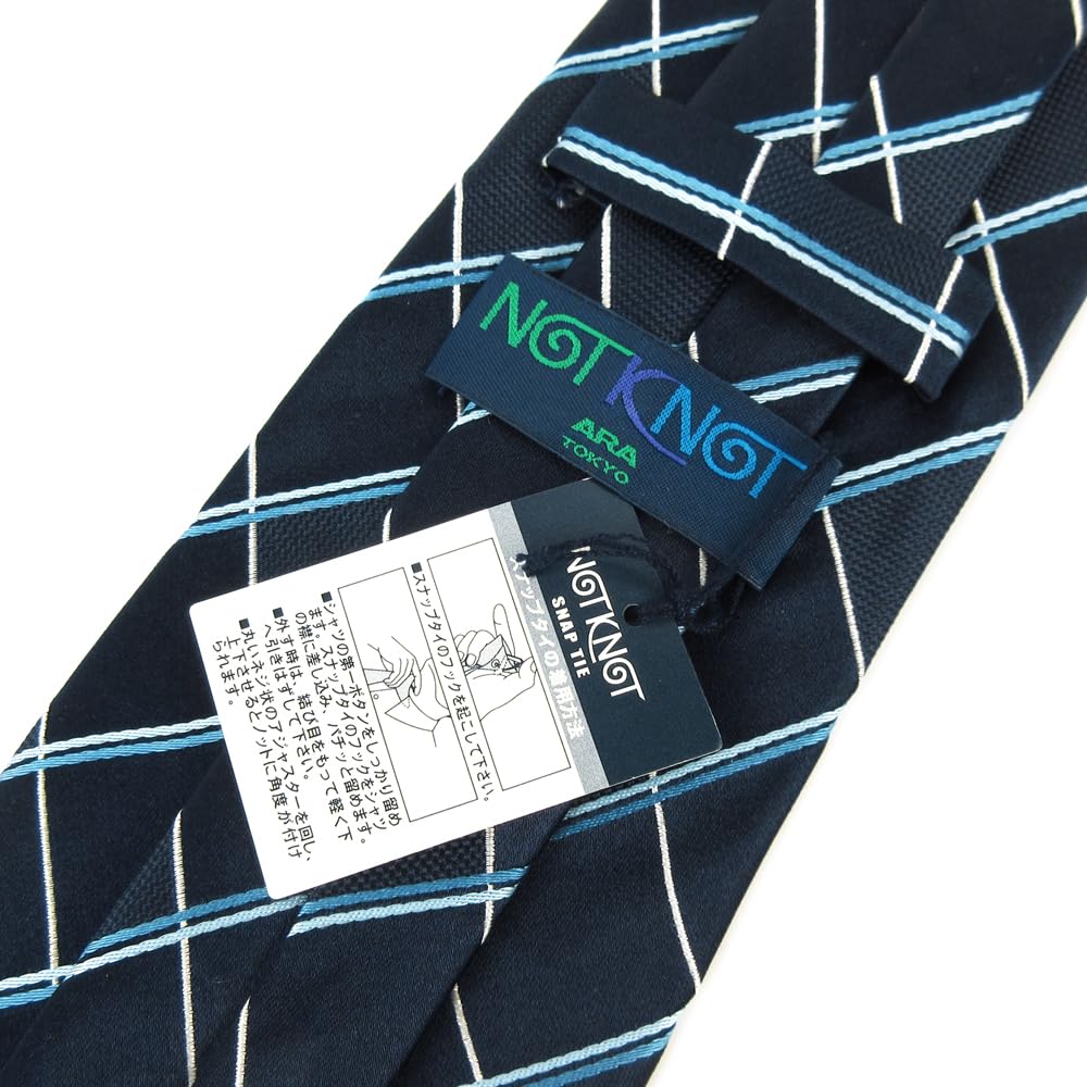 [KnotKnot] Snap Tie 1806-01 Stripe Navy