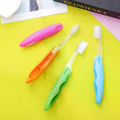 1pcs Portable Disposable Foldable Travel Camping Toothbrush Hiking Tooth Brush Tooth Cleaning Tool Folding Travel Toothbrush