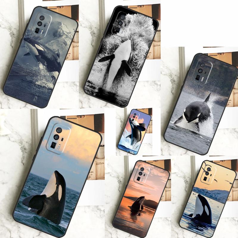 Killer Whale Orca Case For POCO X3 X6 F6 Pro M6 X5 F3 F5 M5s Xiaomi 13 14 Ultra 12 Lite 11T 12T 13T Pro Cover