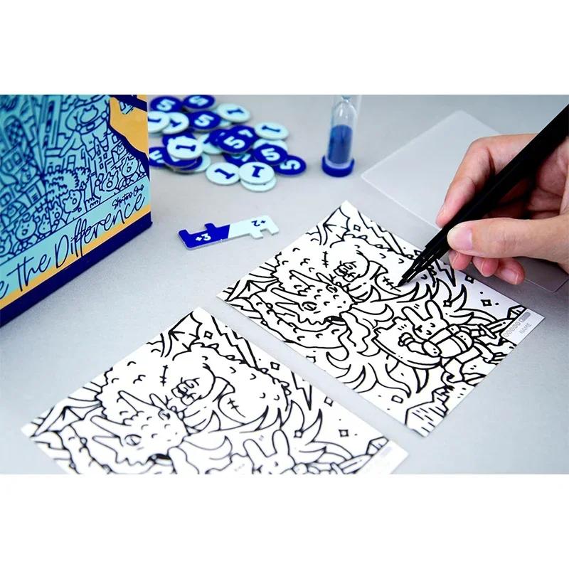 Elevate Family Fun Night with party Games - Make The Difference and Board Game Collection