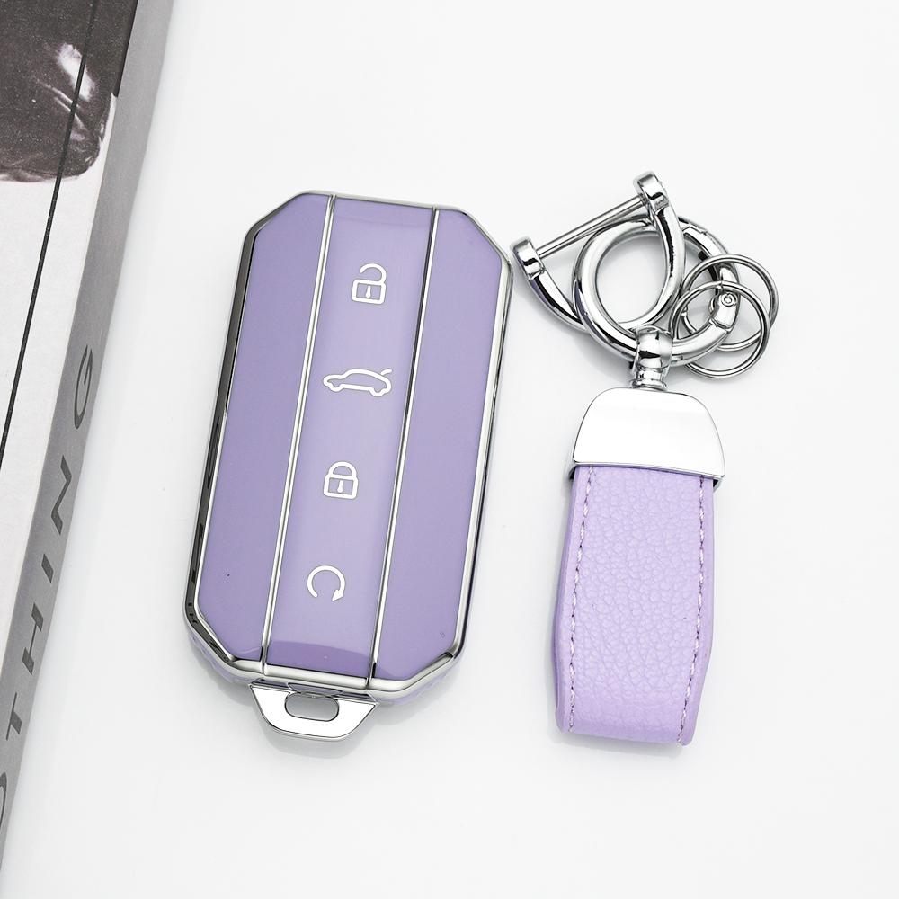 Fashion Tpu Keyless Accessories For Chery Jaecoo J7 7 J5 5 Car Key Case Holder Car Remote Key Bag Protection Shell Fob Cover