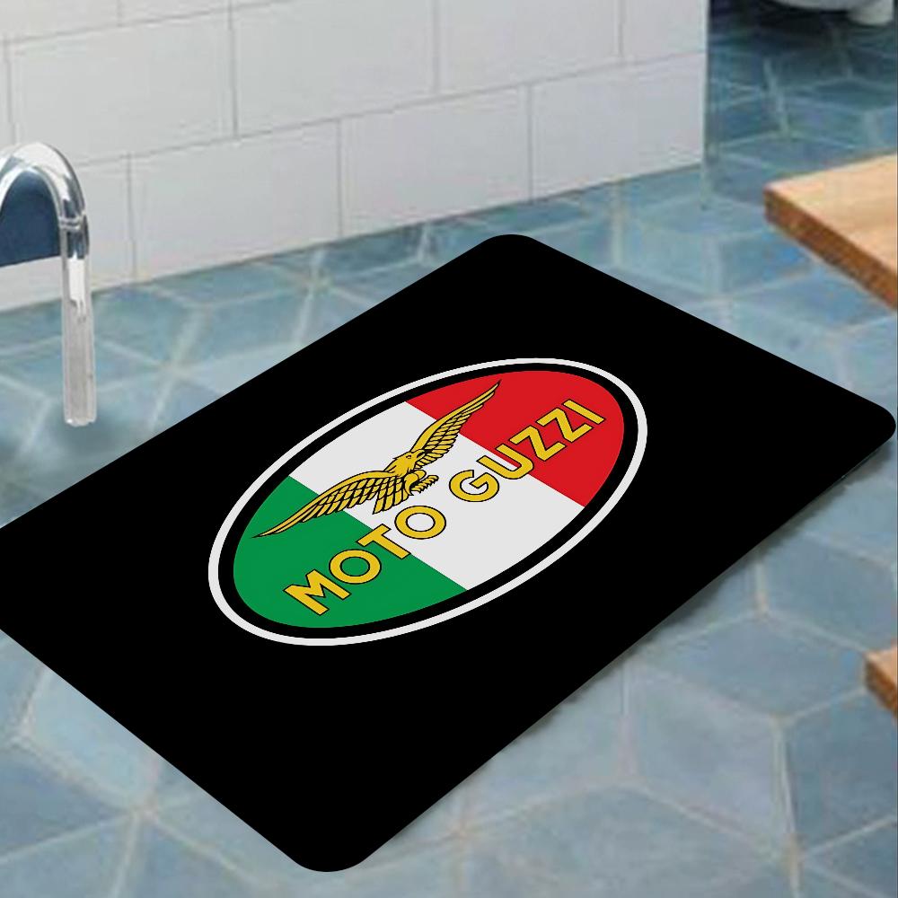 Moto G-Guzzi Motorcycle Room Mats Cheaper Anti-slip Modern Living Room Balcony Printed Modern Home Decor