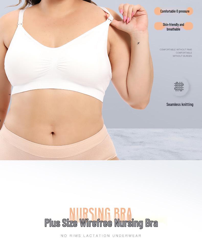 Avrupa Beden Ön Kapamalı Balensiz Hamile Push-Up Emzirme Sütyeni, Ayarlanabilir Sarkma Önleyici Besleme İç Çamaşırı