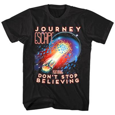 Journey Escape Don#039;t Stop Believing Men#039;s T Shirt Rock Band Size S4XL MR258 Unisex T-Shirt