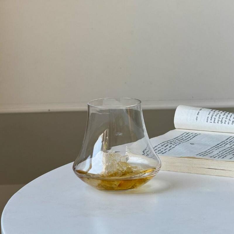 Verre à whisky 350 ml avec glaçons pour dégustation de vin, whisky, cocktail, bière, café, lait, verre à whisky