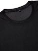 ZETT Baseball Cool Z Crew Neck Long Sleeve Black XO BO8210G Undershirt, (1900), Size,