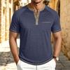 Men's Retro Casual Short Sleeve T-Shirt for Summer Everyday Wear