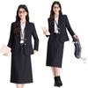 Elegant Women's Slim Fit Spring Business Suit Set - Formal Workwear