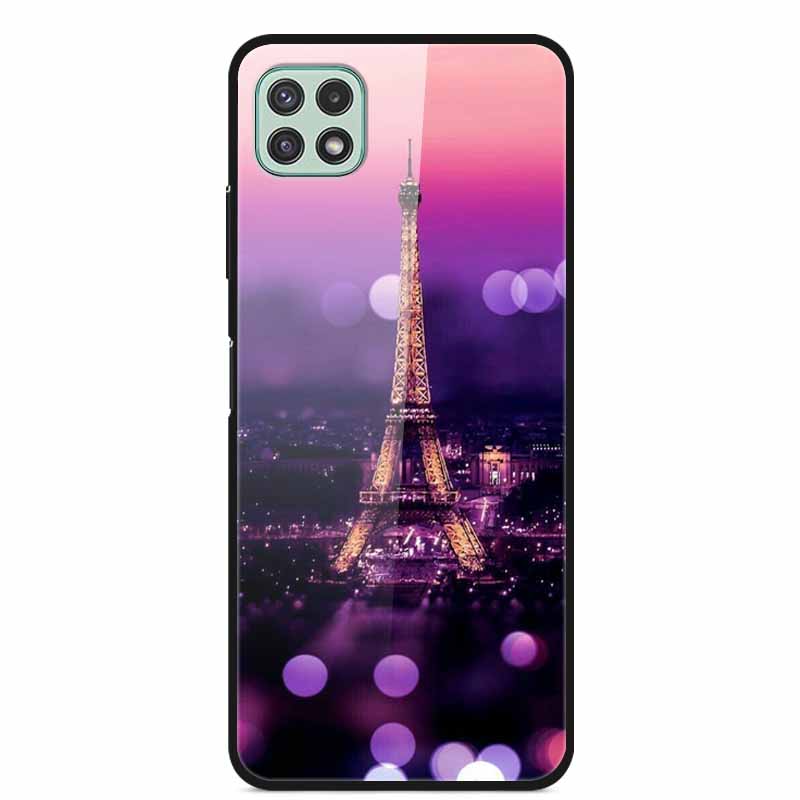 For Samsung Galaxy Wide5 Case Tempered Glass Hard PC Phone Back Cover for Galaxy Wide 5 Bumpers Cases Shell Coque 6.6'' SM-E426S