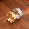 Scallop Ocean Series Stainless Steel Women's Ring – Titanium Colorfast Vacuum Electroplating