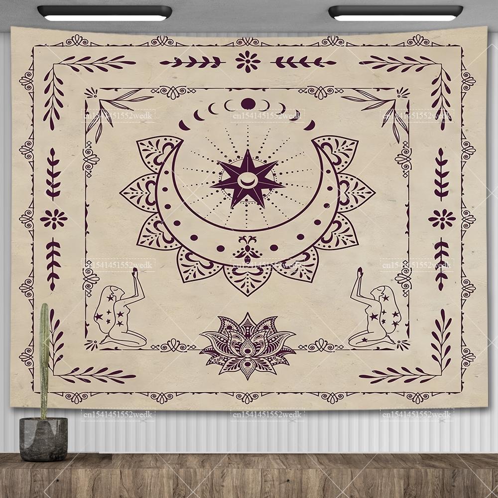 Snake Altar Cloth Wall Tapestry Astrology Tablecloth Divination Tapestries Aesthetic Room Decoration Tarot Astrology Tapestrys