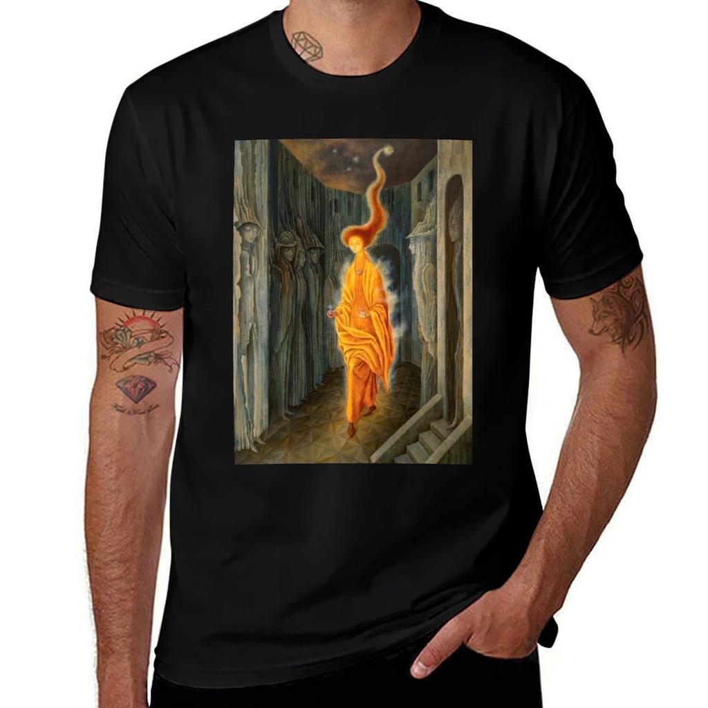 Remedios Varo The Call Tshirt Plus Size Summer Short Sleeve Tshirt