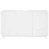 Bathroom Cabinet White 101 X 41 X 58 Cm Engineered Wood