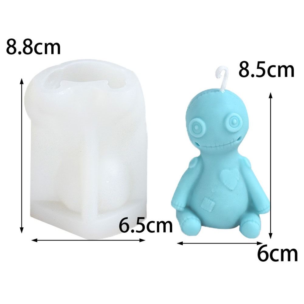 3D Patch Doll Mold Silicone Halloween Curse Doll Mold DIY Gifts Halloween