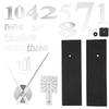 Frameless DIY Wall Clock Modern Mirror Wall Sticker for Home Living Room Bedroom Decor