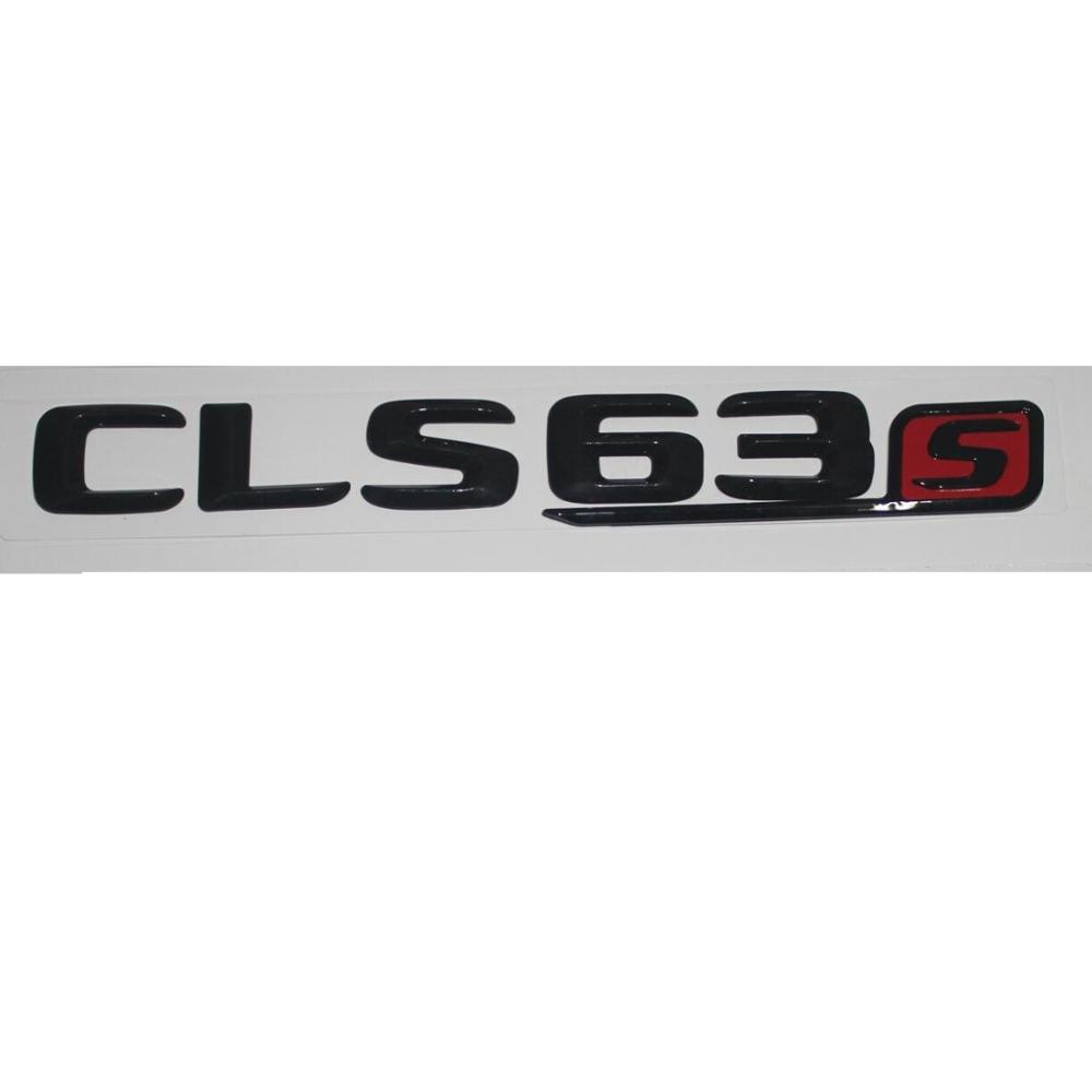 Brilliant Shiny Gloss Black Trunk Fender Letters Number Emblems Badges for Mercedes Benz C63 E63 CLS63 GLE63 GLS63 AMG S 4MATIC